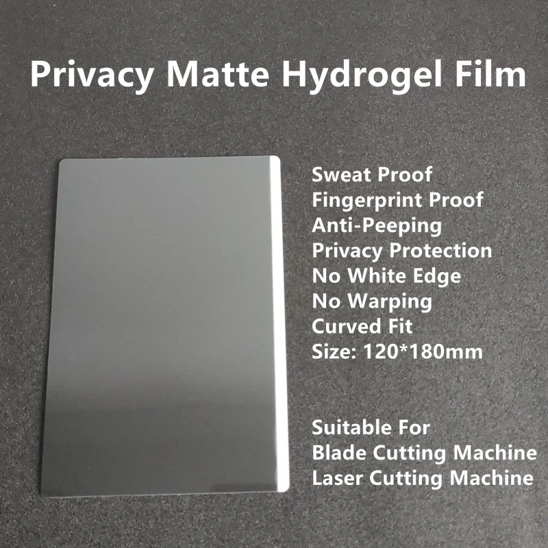 Pel&iacute;cula de hidrogel mate para privacidad, Protector de pantalla antirreflejos para todos los tel&eacute;fonos m&oacute;viles, Universal de TPU, a prueba de Peep-Proof para m&aacute;quina de cuchillas, 50 Uds.-0