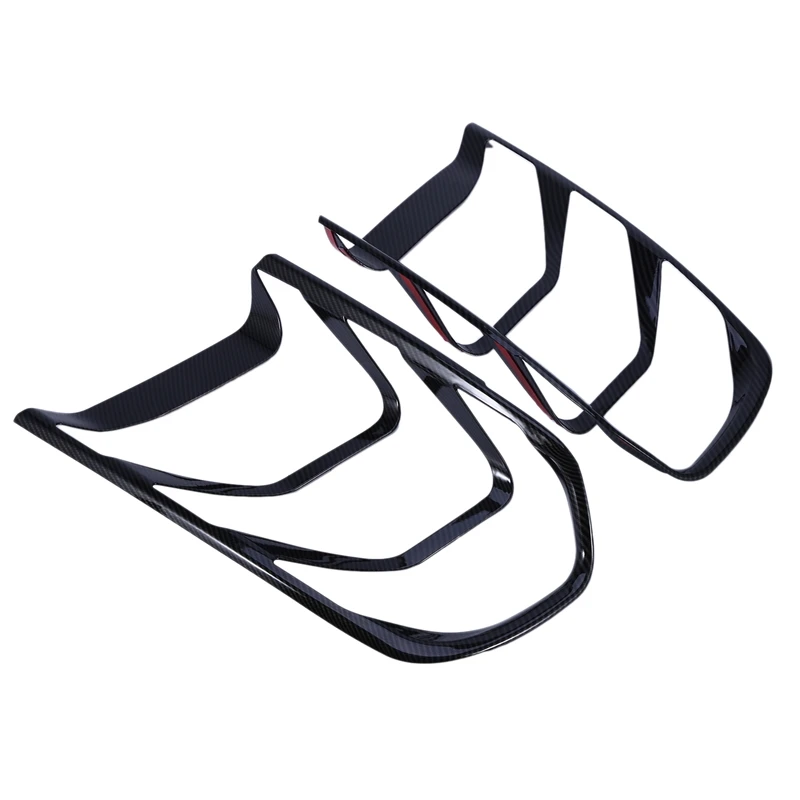 Автомобильный наружный задний светильник декоративная наклейка из углеродного