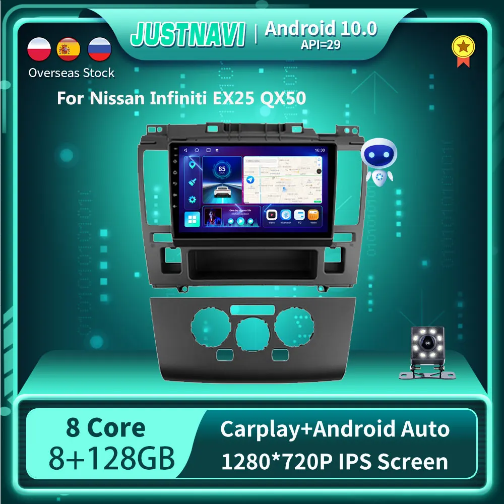 

Car Radio Android Auto For Nissan Tiida C11 2004 - 2013 AI Voice Multimedia Video Player Carplay Stereo 4G WIFI Autoradio 8 Core