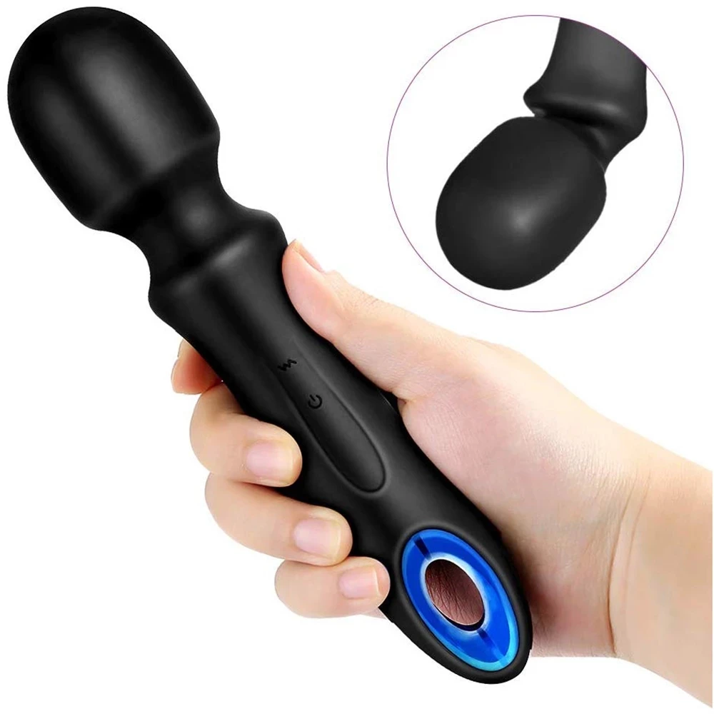Массажер-палочка Аккумуляторный с зарядкой от USB, 10 скоростей