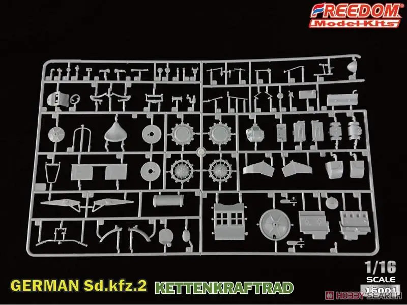 FREEDOM 16001 1/16 масштаб WW.II немецкий Sd.kfz.2 Ketten Kraftrad модельный комплект | Игрушки и хобби