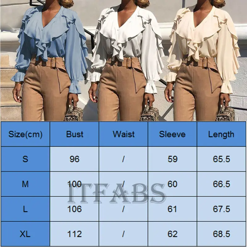 Британская женская летняя блузка Свободная шифоновая с v образным вырезом и