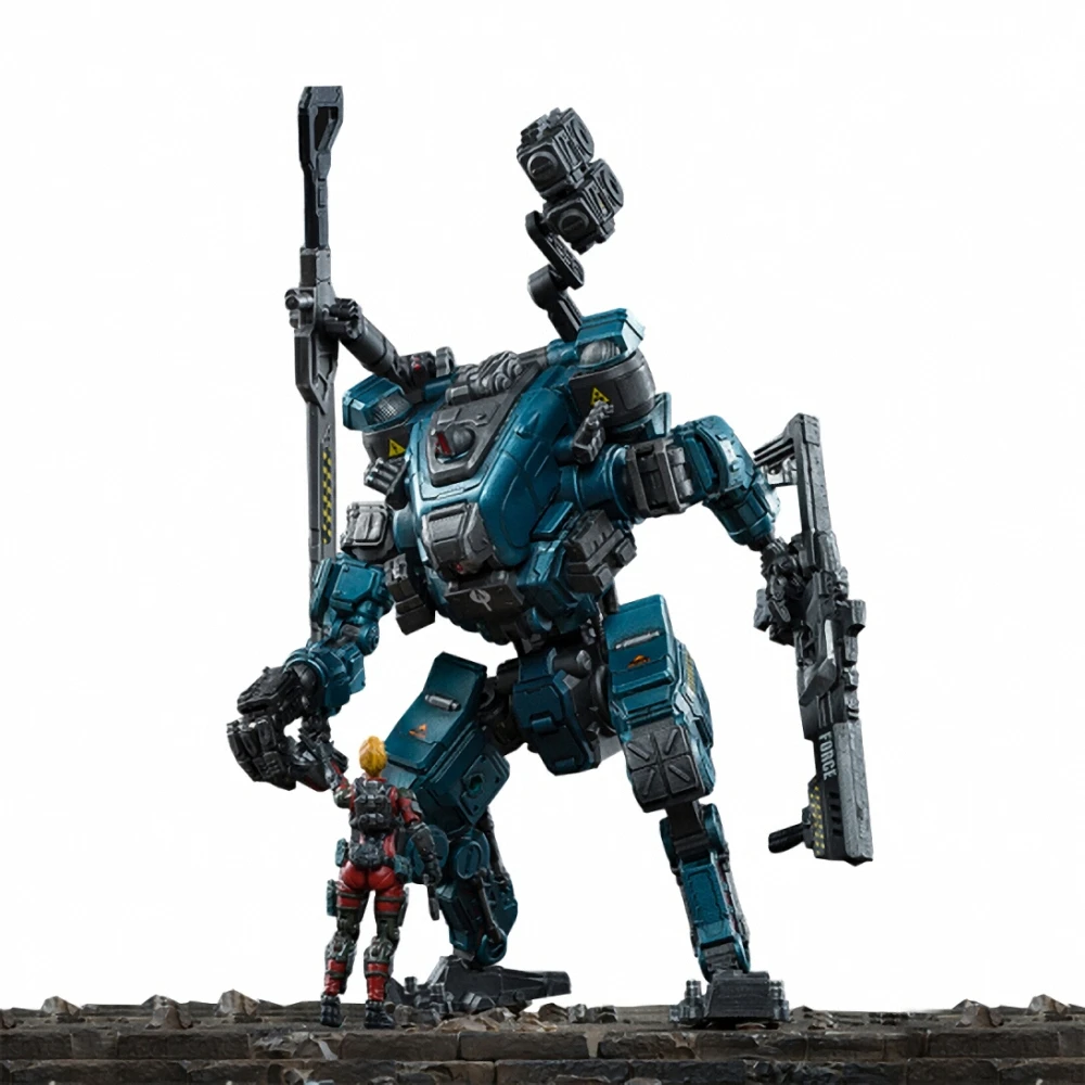1/25 JOYTOY Аниме Фигурки игрушки Трансформация Робот Бог войны 86 синий Коллекционное издание подарок