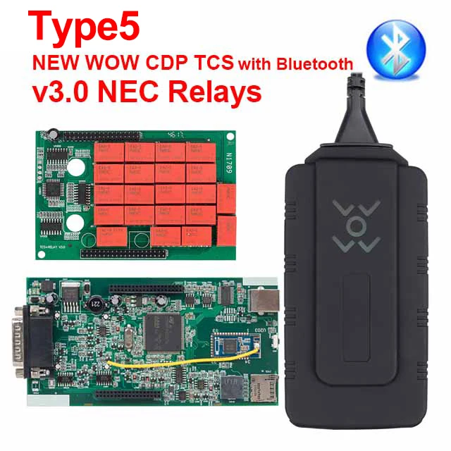 TCS Multidiag+ pro Bluetooth. R0 Keygen V3.0 реле NEC 9241A чип Obd2 сканер автомобильный грузовик диагностический инструмент - Цвет: WOW BT