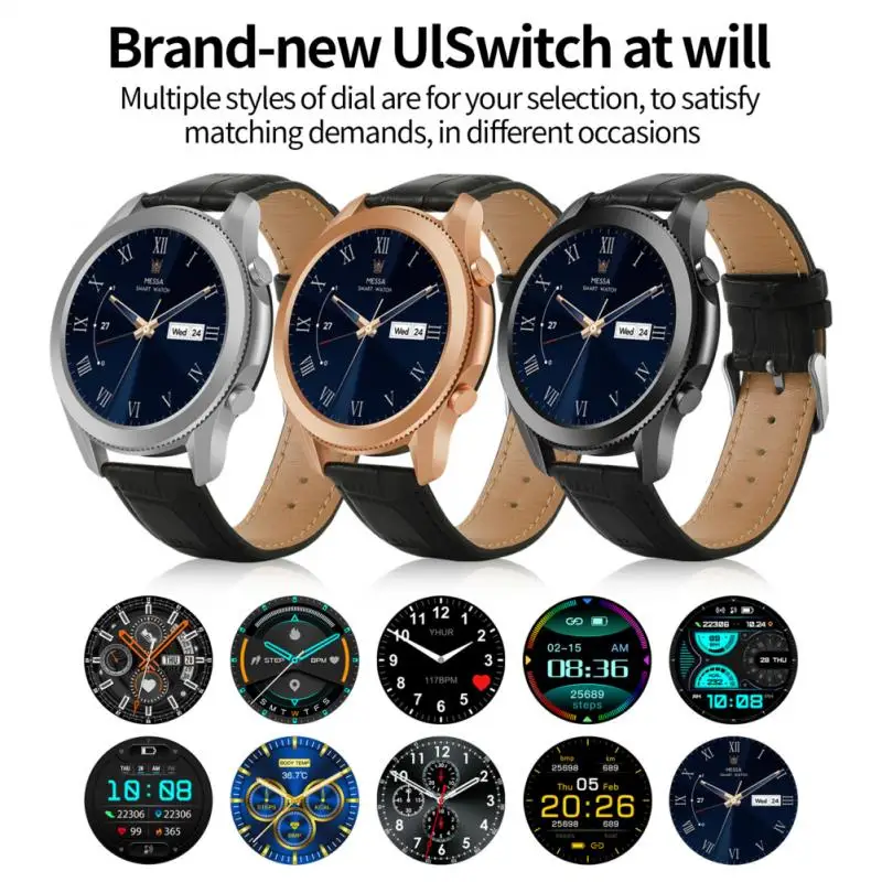 

W3 Smart Watch Men Full Touch Fitness Tracker Waterproof Multi-Sport Mode Smartwatch Women Smart Band Bluetooth-compatible Call