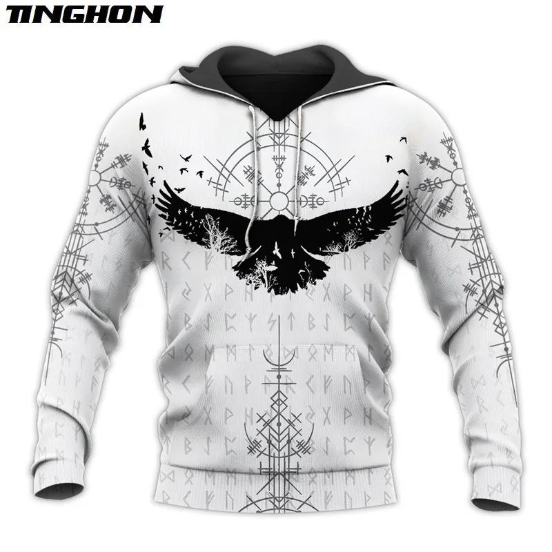 

XS-7XL Viking Warrior Tattoo 3D Printed Shirts casual 3D Print Hoodies/Sweatshirt/Zipper Man Women satan Tattoo 03