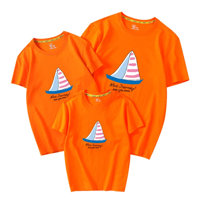 Одежда для родителей и малышей одинаковые футболки семьи мамы папы дочки сына