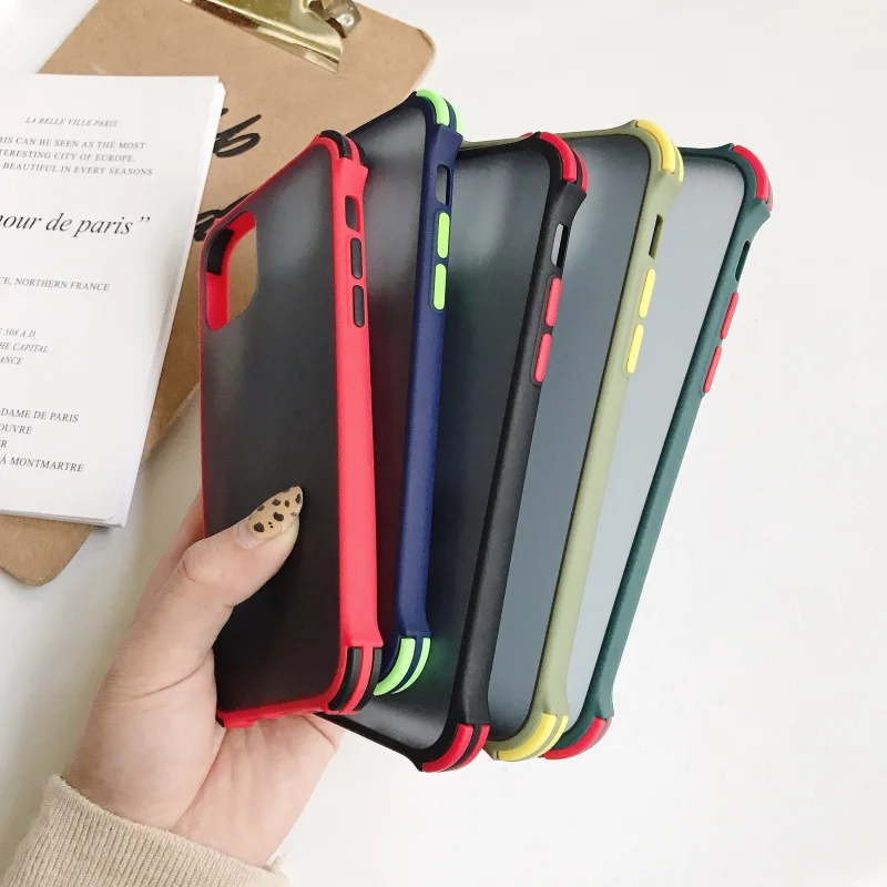 Матовый Прозрачный чехол для телефона iphone 11 pro max XS MAX X XR 6 6s 7 8 plus силиконовый