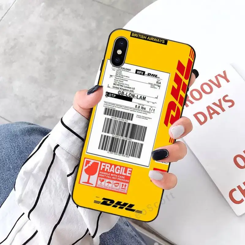 

Hot Dhl Express Phone Cases for iPhone 11 12 mini pro XS MAX 8 7 6 6S Plus X 5S SE 2020 XR