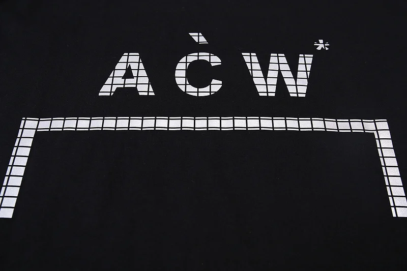 

Best Version 20ss ACW A-Cold-Wall Logo Printed Women Men Short Sleeve T shirts tees Hiphop Oversized Men Casual Cotton T shirt