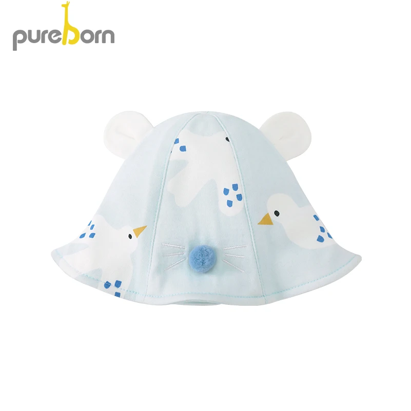Pureborn детские шапки унисекс летние складные Панамы уличная Солнцезащитная