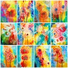 HUACAN Алмазная мозаика Одуванчик цветок полная вышивка Стразы картина 5D DIY наборы для алмазной живописи Настенный декор