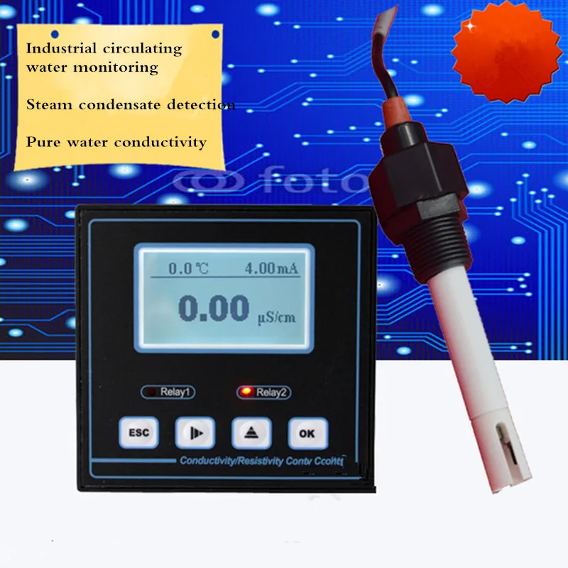 Conductivity Monitor Tester Meter Electric Rate Tool Instrument 0-4000us/cm Continuous Measurement | Инструменты