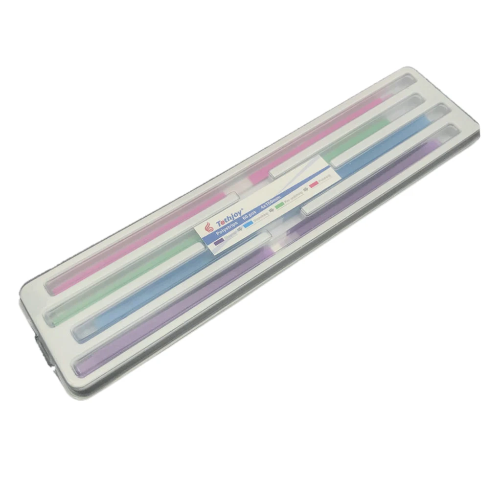 

Полоски для полировки зубов из полиэстера, 4 мм, грубые, средне тонкие, 60 шт./коробка