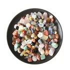 100 г натуральные кристаллы разных цветов камни гравий минеральный хрустальный камень для аквариума аксессуары для украшения дома