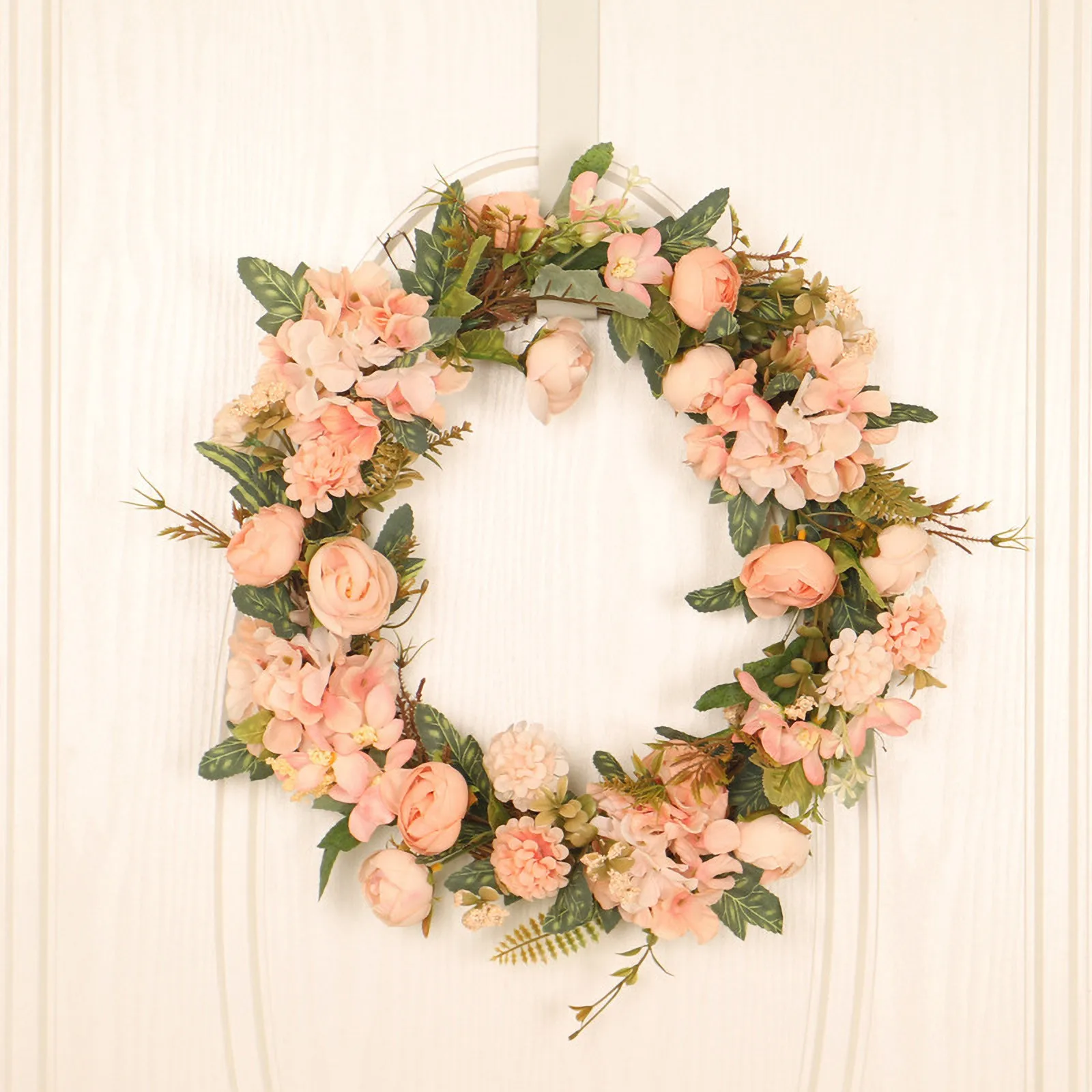 Coronas de flores Bohemias de Primavera de estilo europeo, guirnalda Floral hawaiana rom&aacute;ntica, rosas de imitaci&oacute;n, coronas de boda, corona de flores # T2G-0