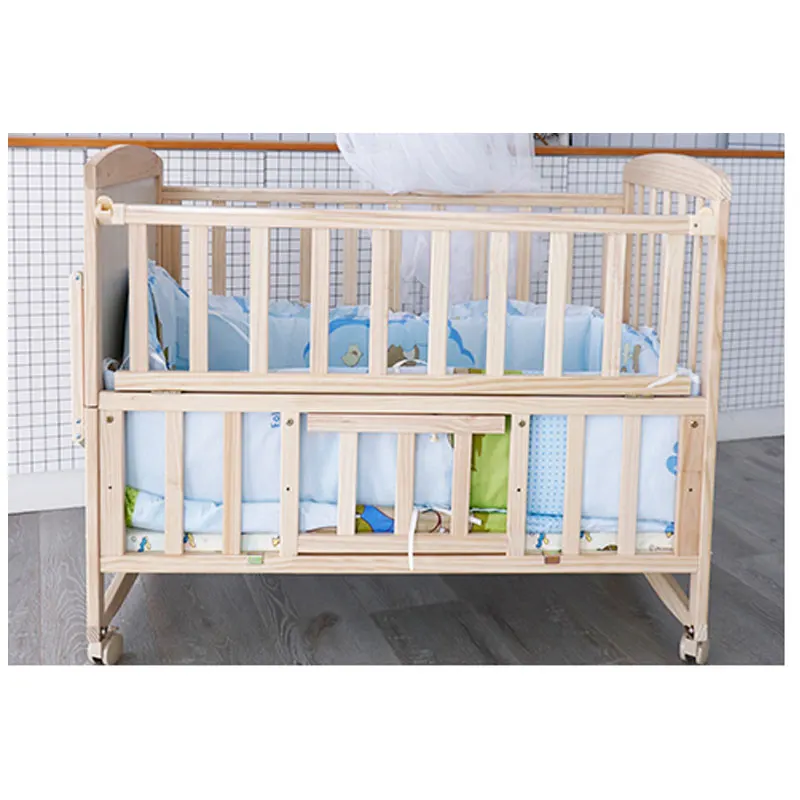 Petament Infant beds Multi function solid wood baby bed without pine paint | Beds