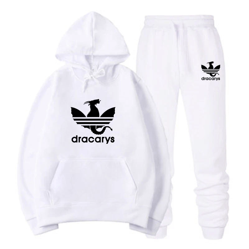 

Спортивный костюм унисекс, комплект из двух предметов, толстовка с капюшоном и штаны, зимний свитшот с капюшоном и штаны, облегающий комплек...