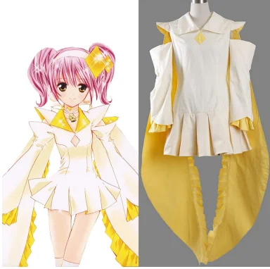 Shugo шара мужской женский Аниме Косплей Хинамори Аму костюм комплект платье +