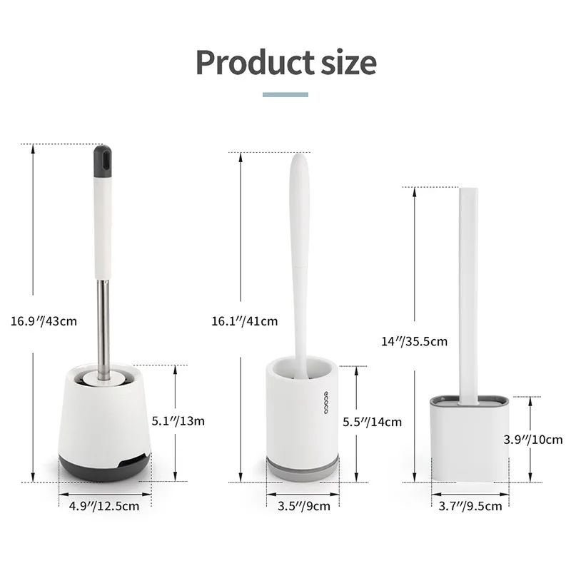 Anho держатель для туалетной щетки силиконовый туалет чистящие кусты настенные
