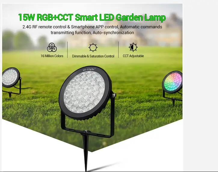 Mi светильник FUTC01/FUTC02/FUTC03 9 Вт 15 Вт RGB+ CCT светодиодный светильник для газона IP65 Водонепроницаемый 24 в 110 В 220 В Уличный садовый светильник