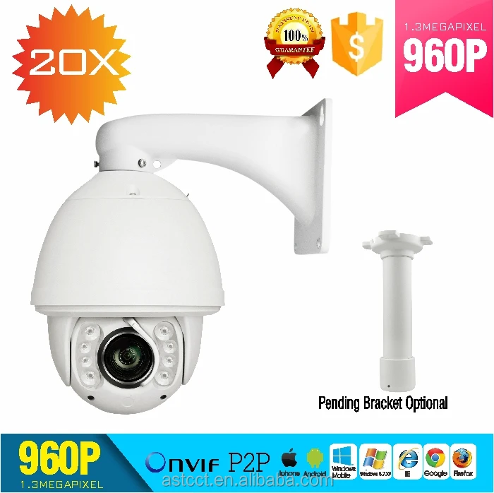 IP-камера купольная скоростная с автослежением 150 МП м |