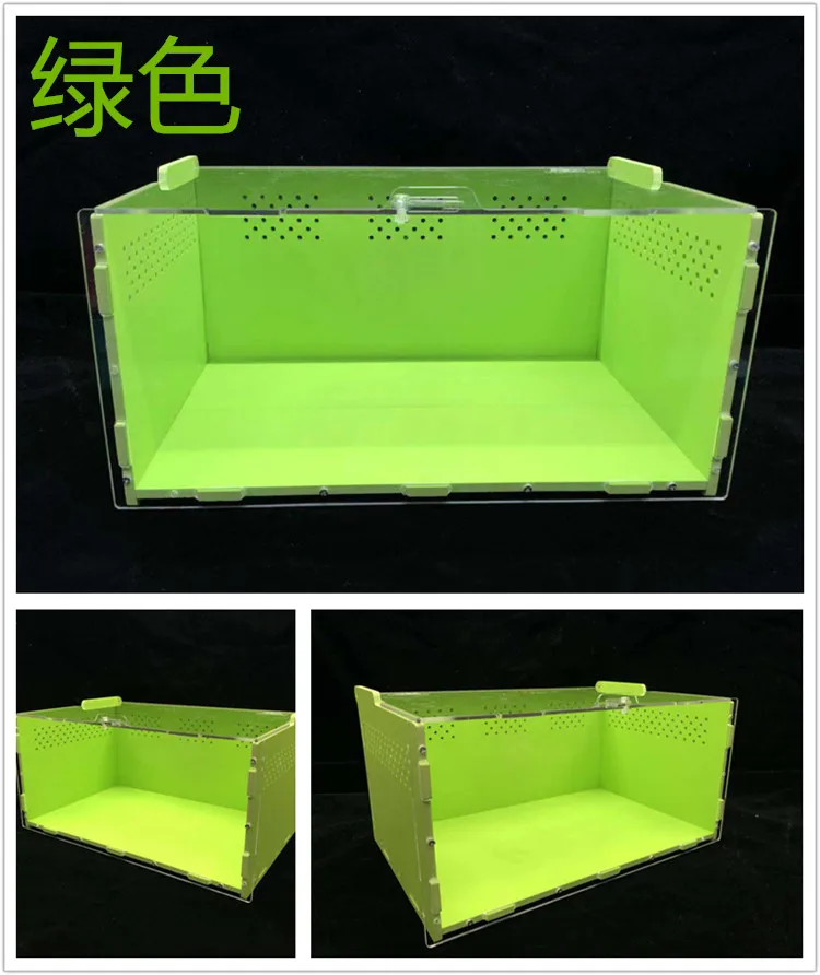 1 шт. ПВХ инкубатор коробка для ползания рептилий акриловая кормления