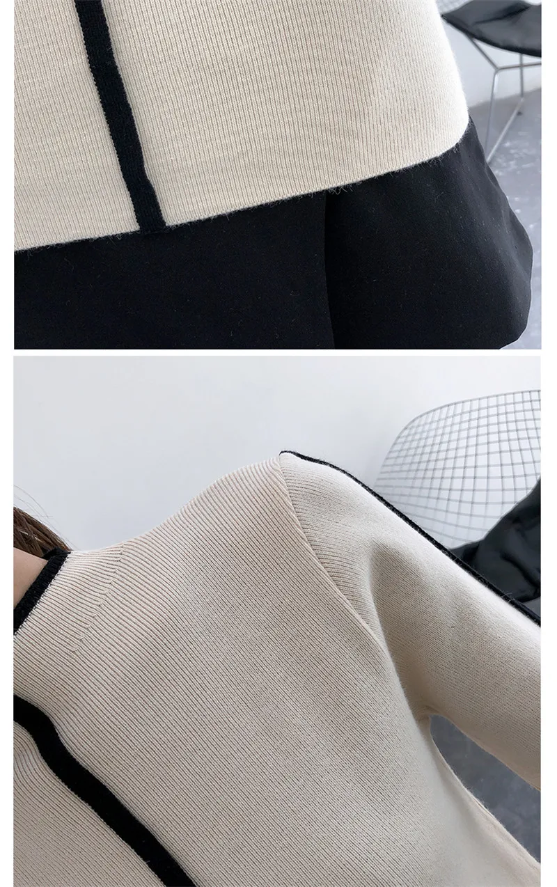 

Women Bodycon Basic Pullovers Long Sleeve Pull Femme Coat Female Top Sweater Female Soft Korean Style Skinny Winter Turtleneck