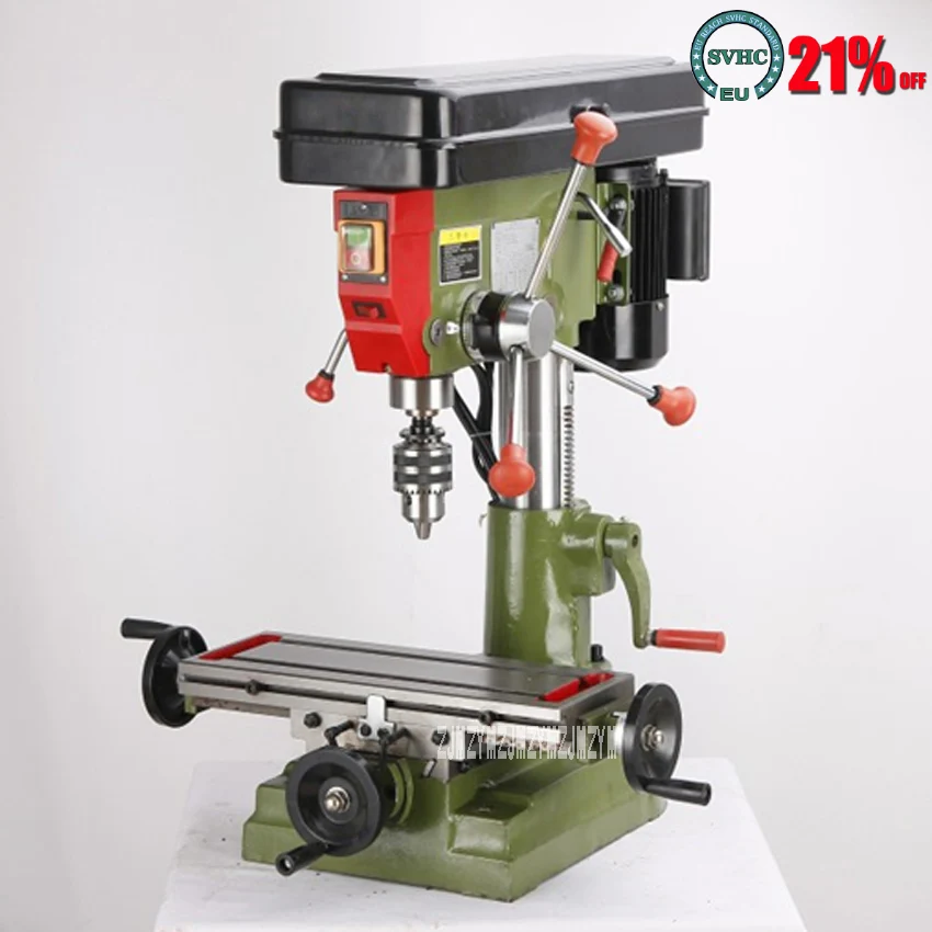 

ZX7016 Drilling And Milling Machine Multifunctional Home Woodworking DIY Bench Drill / Table Milling Machine 220V/380V 550W MT2