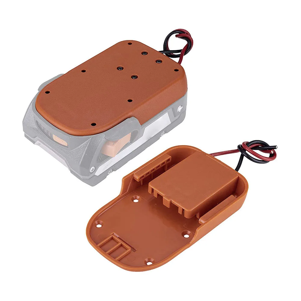 

Battery Adapter Power For RIDGID BL1820/30/40 18V Lithium Batteries Mount Connector Dock Holder With 12 AWG Wire Battery Adapter