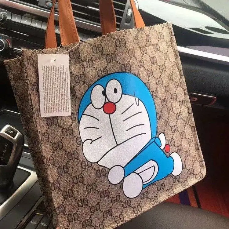 

Doraemon Super Cute Bag Mommy Shopping Travel Bag Shoulder Messenger Handheld Shopping Bag