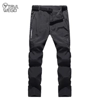trvlwego mens summer breathable hiking pants outdoor sports fishing climbing trekking camping quick dry waterproof trousers