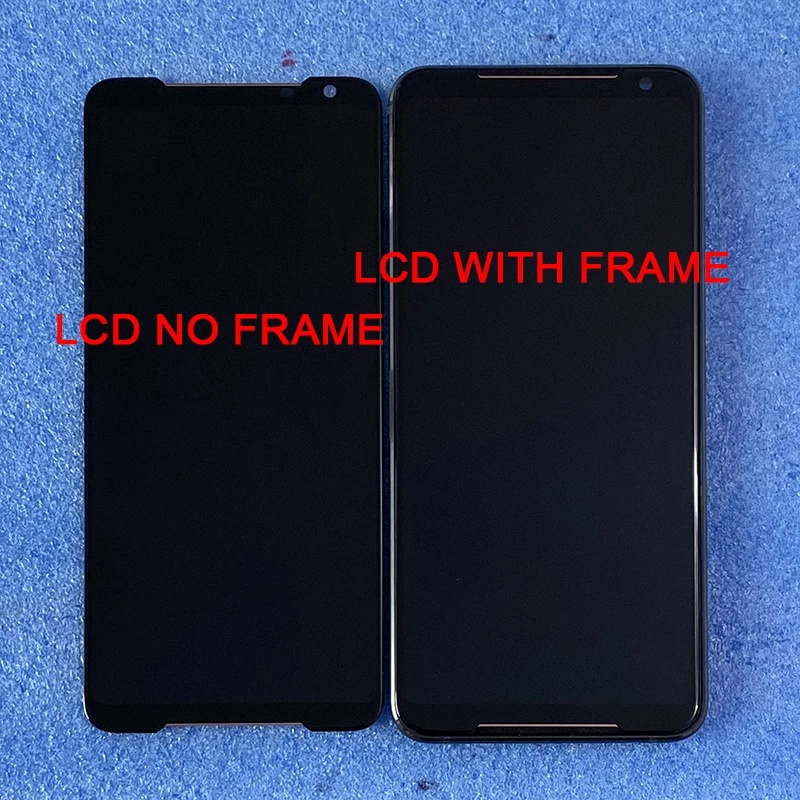 

6.59" Original AMOLED For Asus ROG Phone 2 ROG Phone ZS660KL LCD Display Screen Frame+Touch Panel Digitizer For ASUS_I001DE