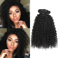 afro kinky jerry hair extensions natural black synthetic curly hair weaves 8 pieces all in one pack for full head 14 16 240g