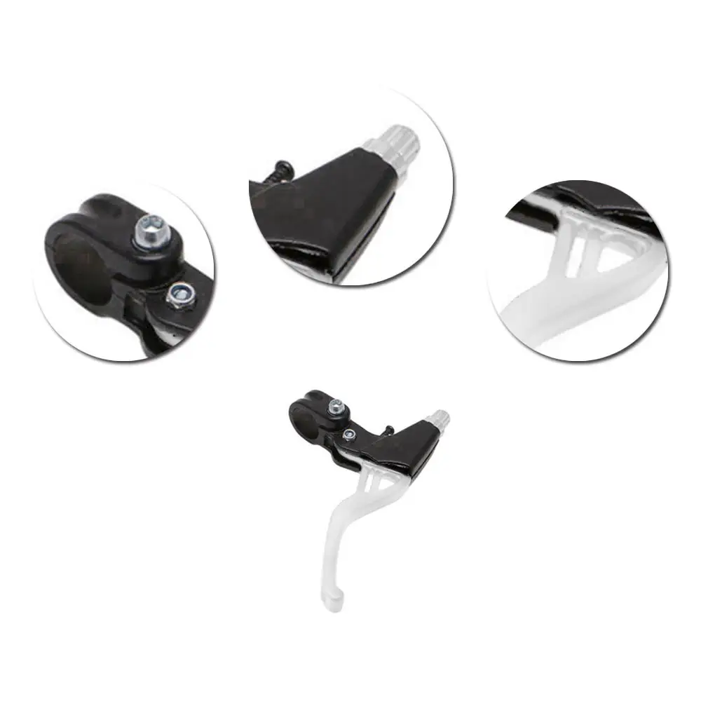 

1pair Aluminum Alloy Bicycle Brake Lever Mountain Bike Handle Parts V Brake Road Bike Accessories Components Left And Right