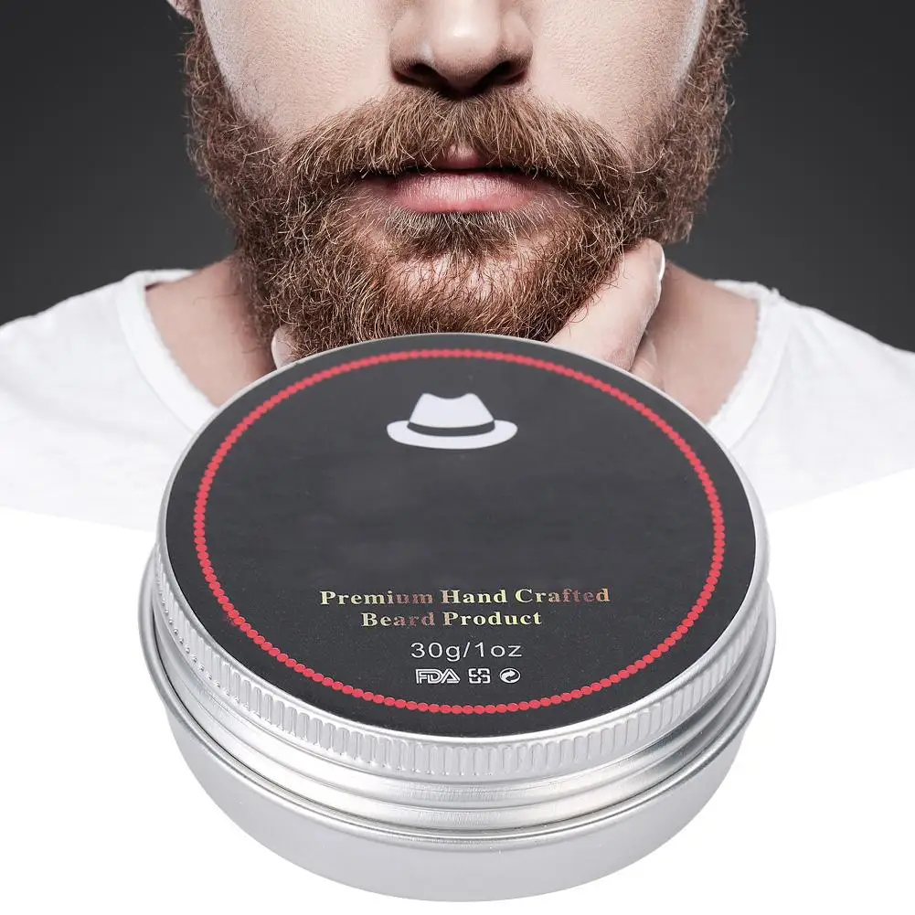 30g Natural Men Beard Grooming Balm Mustache Moisturizing Smoothing Styling Wax Growth Conditioner Male Shaving Care | Красота и