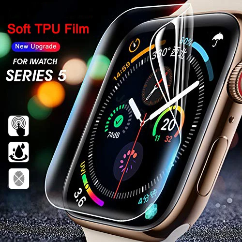 Защитная пленка из ТПУ для Apple Watch Sries 6 40 мм 44 iwatch SE мягкая защитная серии 3 2 38 42 |