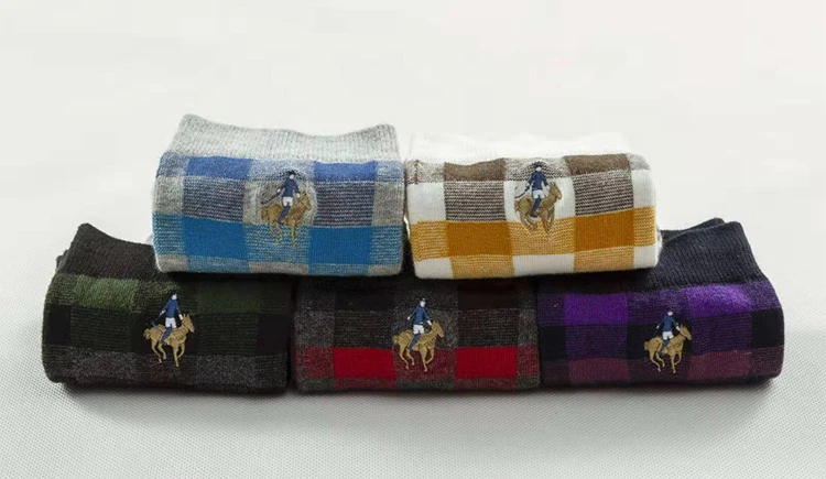 10 пар/партия Pier Polo мужские хлопковые носки брендовые деловые носок с орнаментом в виде алмазов мужские высококачественные длинные носки для отдыха для мужчин s подарки