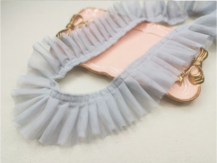 Складная кружевная отделка для платья в стиле Лолиты ширина 2 шт. 5 см вязаная