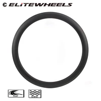 elitewheels gravel bike carbon rims road bike 50mm depth 29mm width disc brake clincher tubeless rims for 700c cyclocross wheels