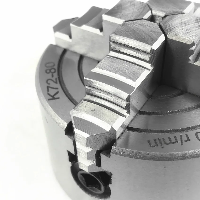 Ручной сверлильный патрон 3 дюйма Φ 4-кулачковый независимый и Реверсивный