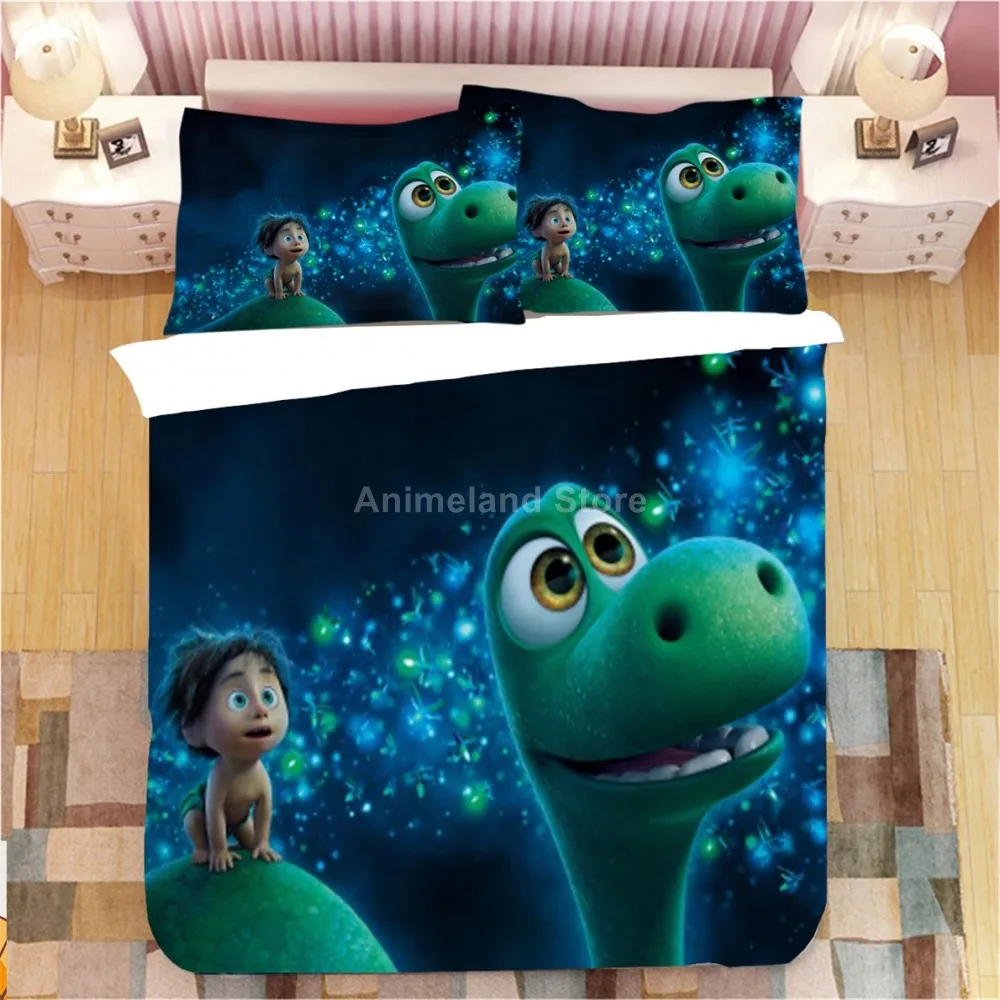 Детский комплект постельного белья с изображением динозавра | Дом и сад