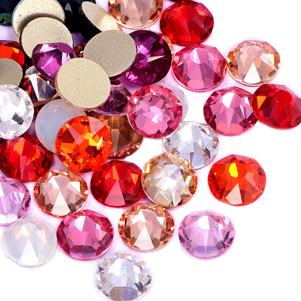 Хрустальное стекло высшего качества не требующее горячей фиксации стразы s для