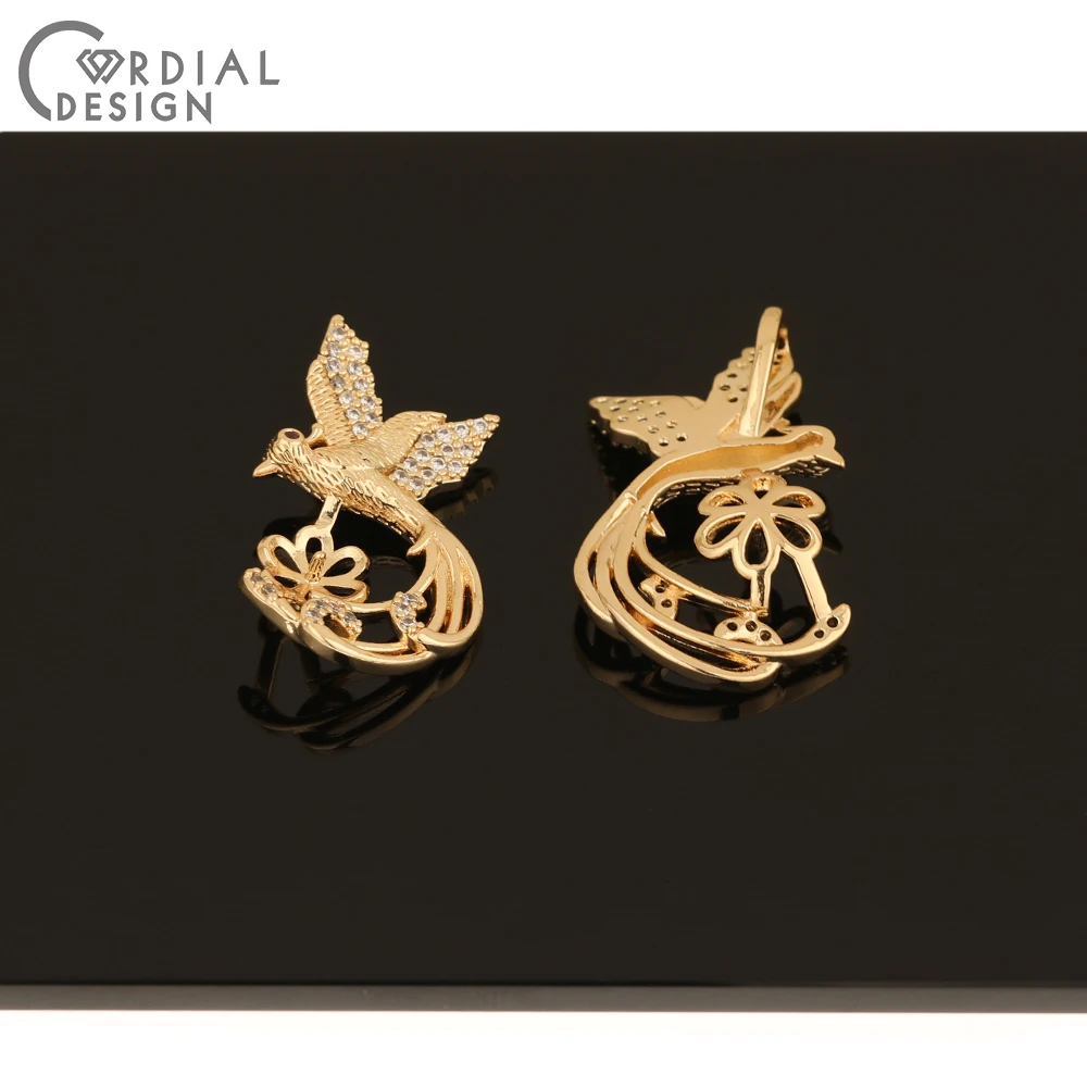 

Cordial Design 30Pcs 17*31MM Jewelry Accessories/DIY Blank Tray/CZ Pendant For Necklace/Hand Made/Jewelry Findings & Components