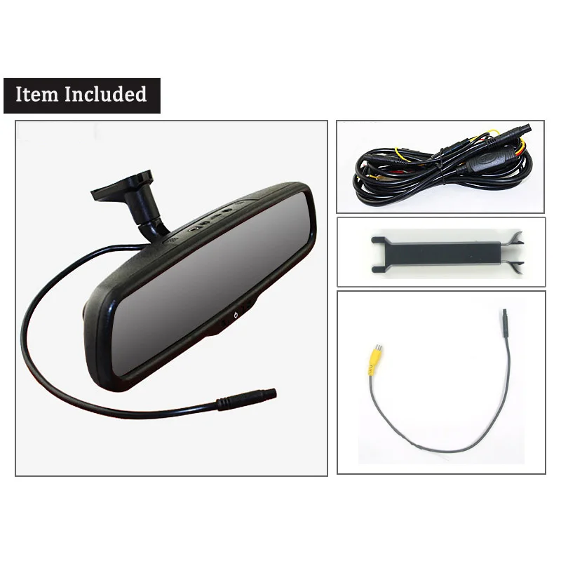 

Car Rear View Mirror DVR with 4.3 inch Monitor + Special OEM Bracket 1080P Digital Video Recorder G-sensor