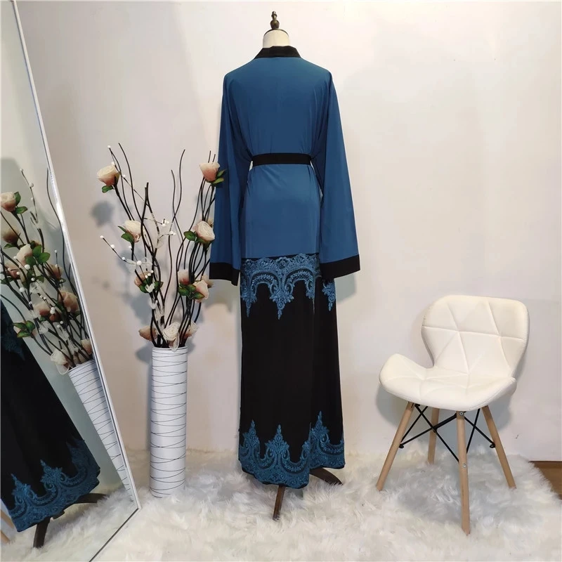 Хиджаб-кимоно Женский с открытой абой мусульманское платье марокканский кафтан