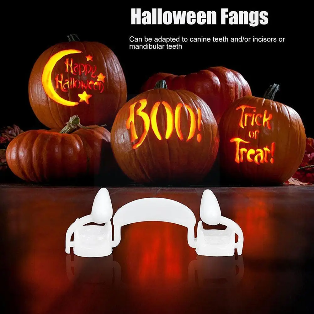

Dentures Teeth Carnival Accessories Anime Cosplay Halloween Teeth Teeth Zombie Halloween Party Decoration Retractable H4z7