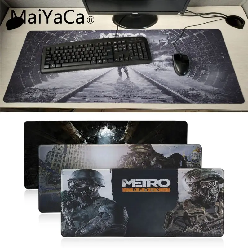 

Maiyaca Metro 2033 Wallpaper Rubber Mouse Durable Desktop notebook gamer Mousepad Hot Sells Decorative desktop mouse mat gaming