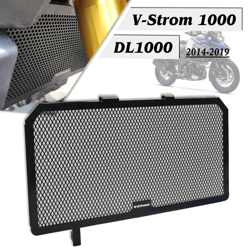 For SUZUKI V-Strom 1000 DL1000 DL 1000 2014-2019 Motorcycle Accessory Radiator Grille Cover Guard Stainless Steel Protection