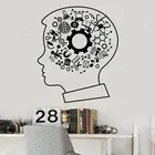 Школьное обучение Наука Химия физика мальчик наклейки на стену виниловые украшения для дома комната для чтения учебная книжка наклейки 4338